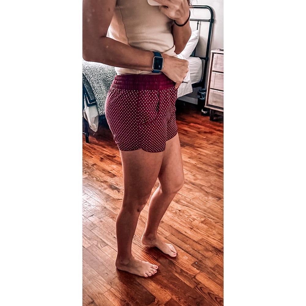 like ricki red polka dot swim shorts